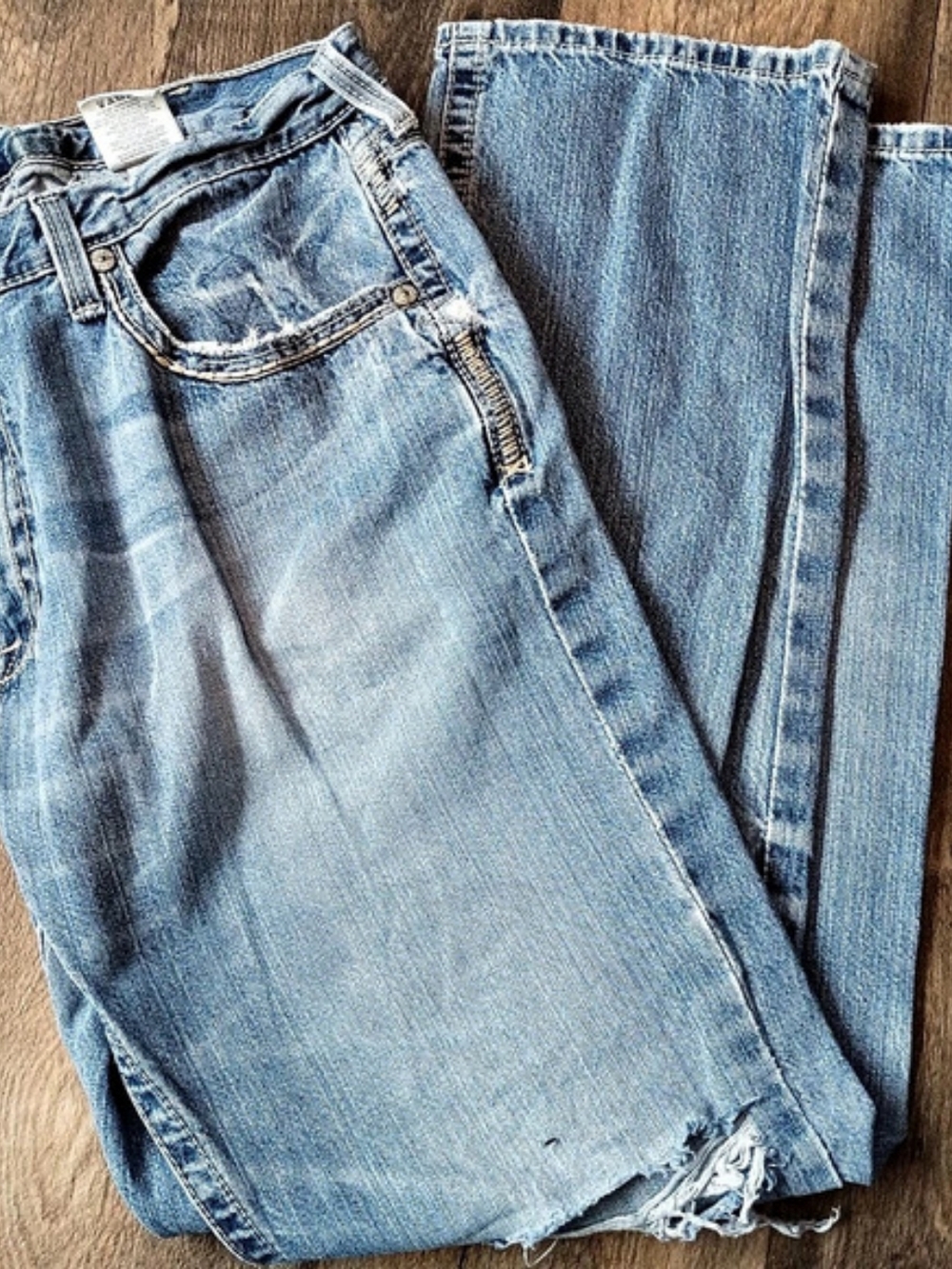 Ariat Men's Bootcut Jeans Blue Waist 38 Inseam 34